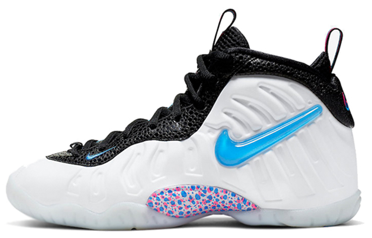 Кроссовки Nike Foamposite Pro Little (белые)