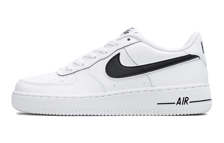 Кроссовки Nike NikeAir Force 1 GS (белый / черный)