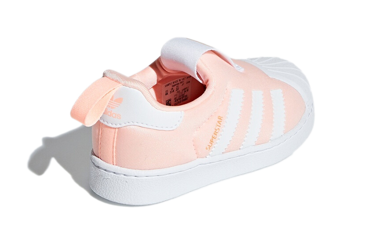 Детские кроссовки adidas originals SUPERSTAR 360 (розово-белый) — Розовый / белый — фото 4