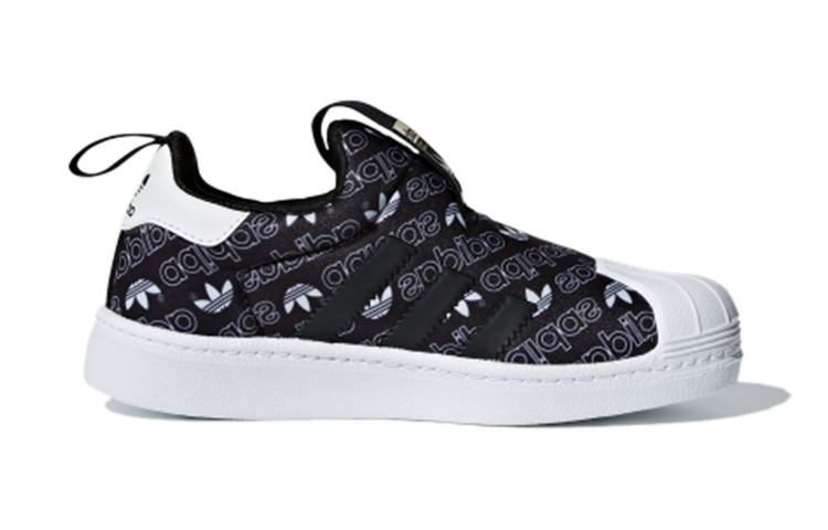 Детские кеды adidas originals SUPERSTAR 360 C (черно-белые) — фото 4