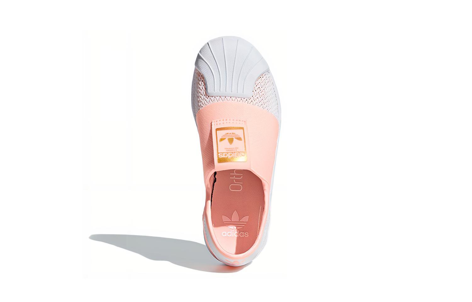 Детские кеды adidas originals SUPERSTAR 360 2.0 C (розовый) — фото 7