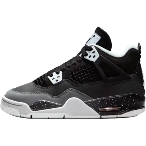Jordan Air Jordan 4 High top Basketball Shoes Black Unisex