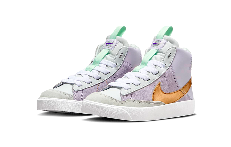 Детские кеды Nike Blazer (светло-фиолетовый) — фото 5