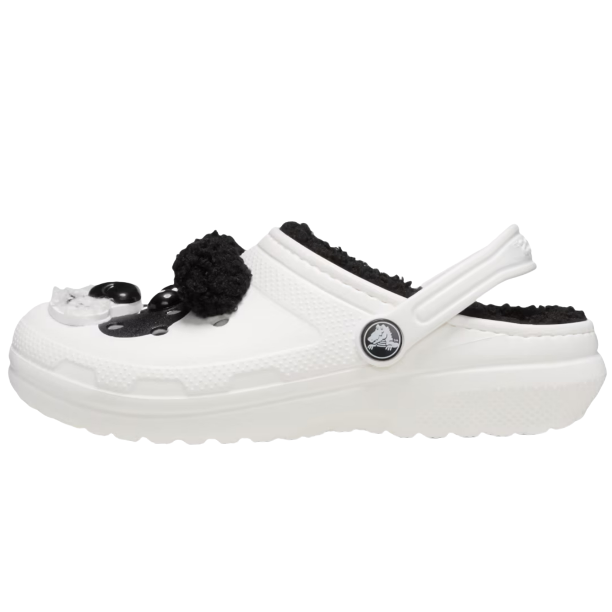 Детские сандалии Crocs Anatomical I Am Panda Bear (черно-белые)
