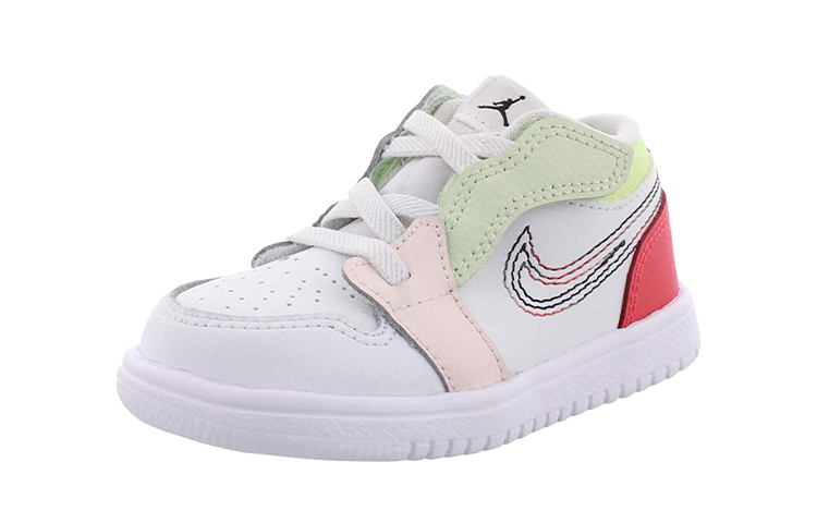Детские кроссовки Jordan Air Jordan 1 Low Alt (бело-красные) — Белый / красный — фото 4