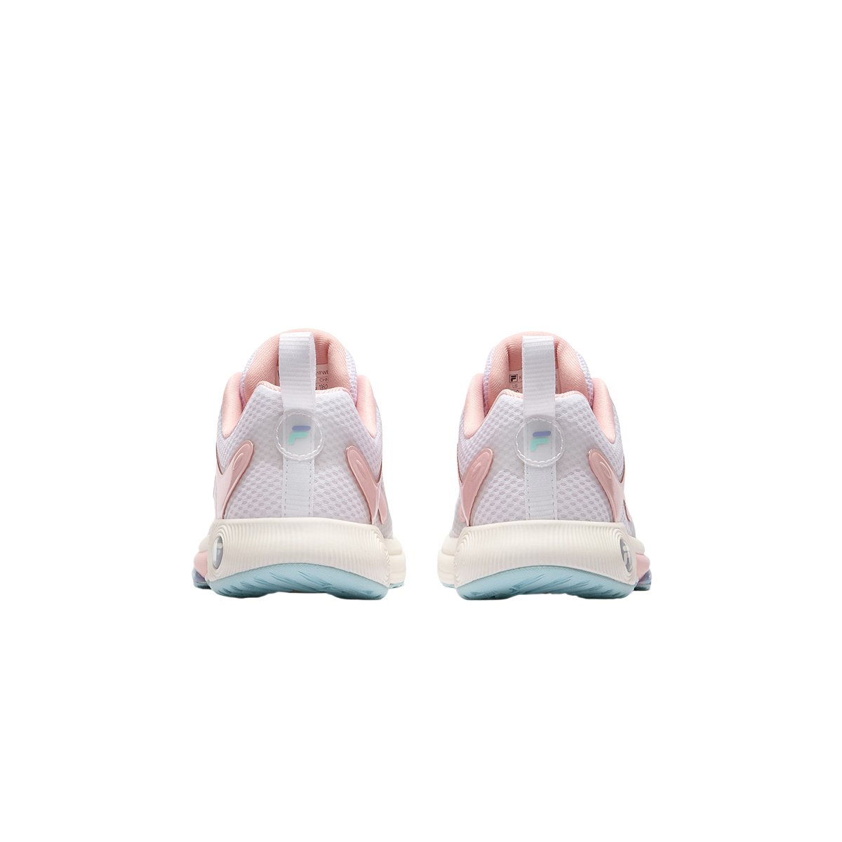 Детские кроссовки Fila THUNDER (серебристо-белые) — фото 4