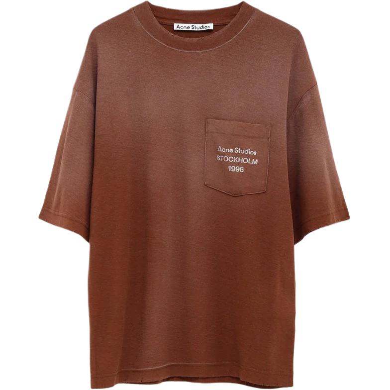 Футболка Acne Classic Logo (белая)