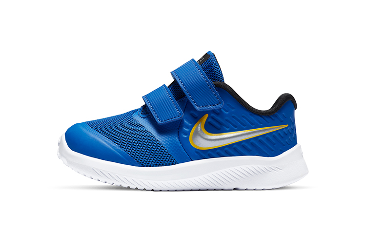 Детские кроссовки Nike Star Runner 2 (сине-серебряные)