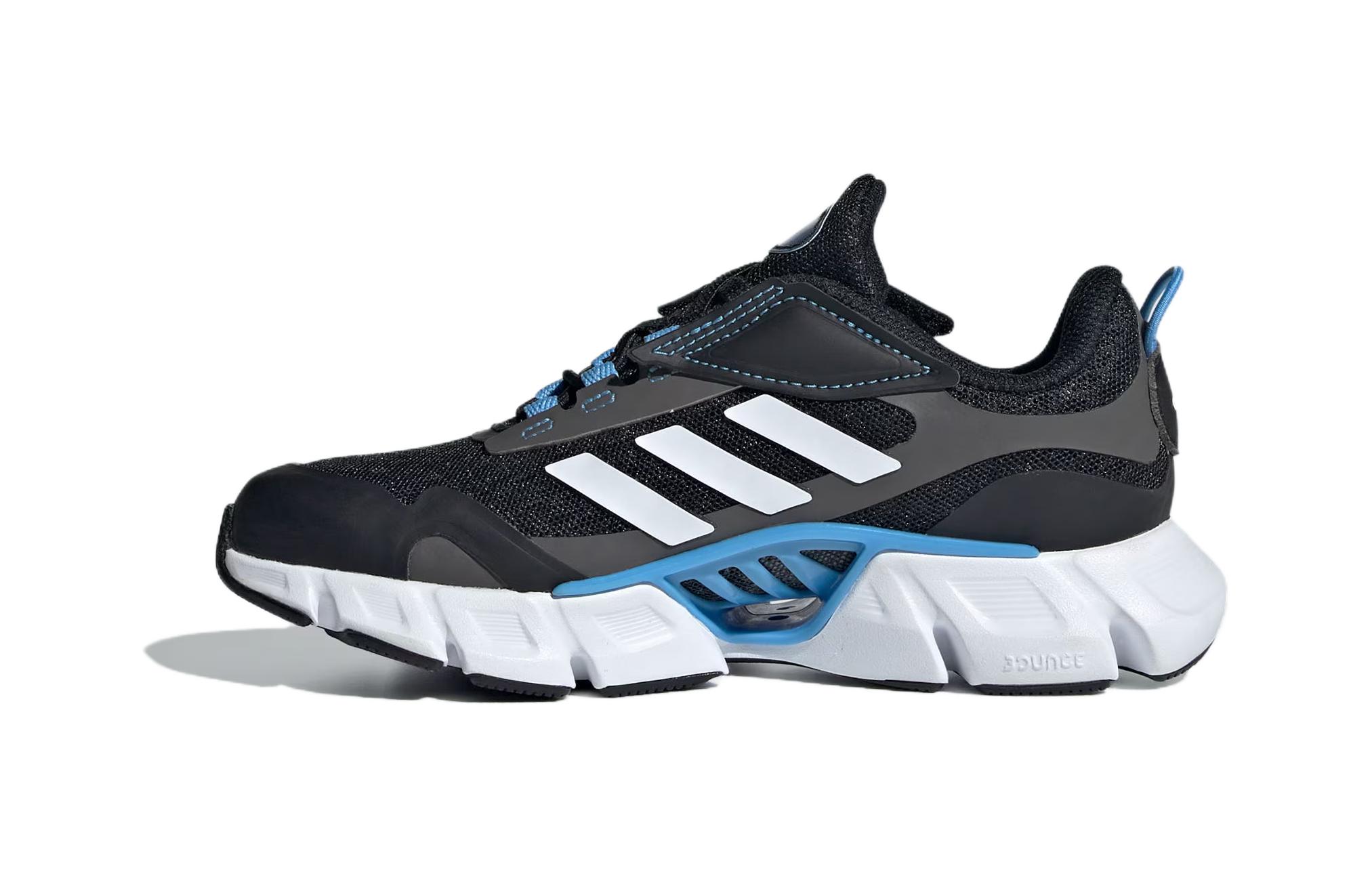 Детские кроссовки adidas Climacool (черно-синие)