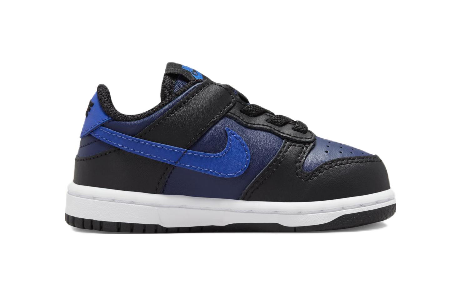 Детские кроссовки Nike Dunk (черно-синие) — фото 3