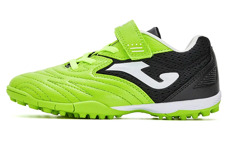 Joma Slip Resistant Abrasion Resistant Low top Soccer Shoes Green Black Kids'