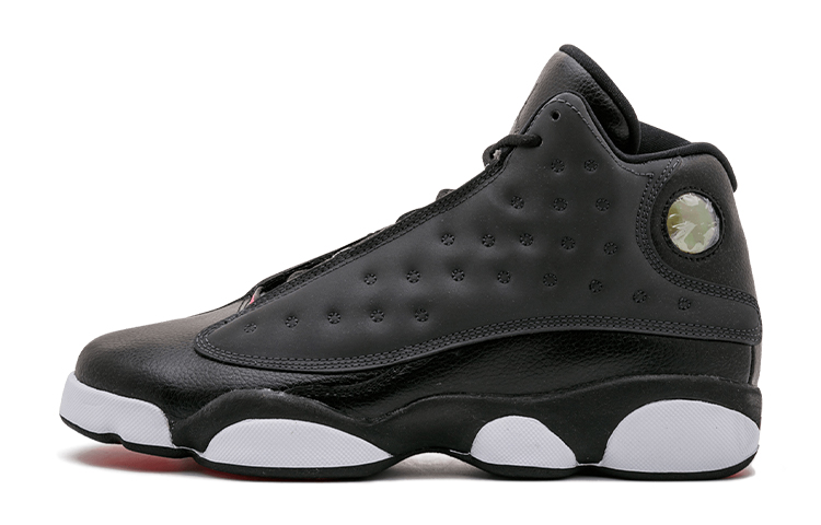 Jordan Air Jordan 13 Retro Hyper Pink 2017 non-slip shock-absorbing wear-resistant high-top children's basketball shoes black