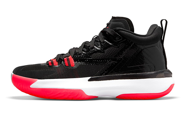 Кроссовки Jordan Zion 1 "Infrared" (черно-красные)