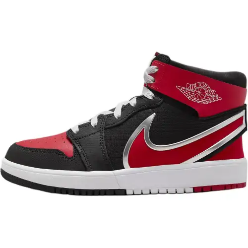 Jordan Air Jordan 1 High top Casual Shoes Black Red Unisex