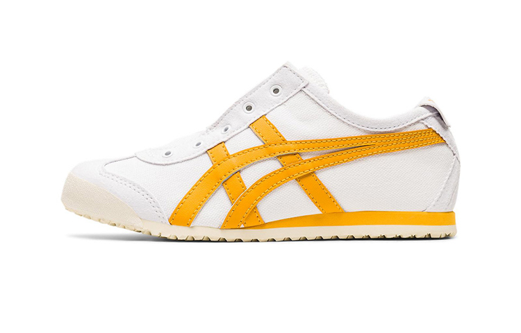 Кроссовки Onitsuka MEXICO 66 (бело-желтые)