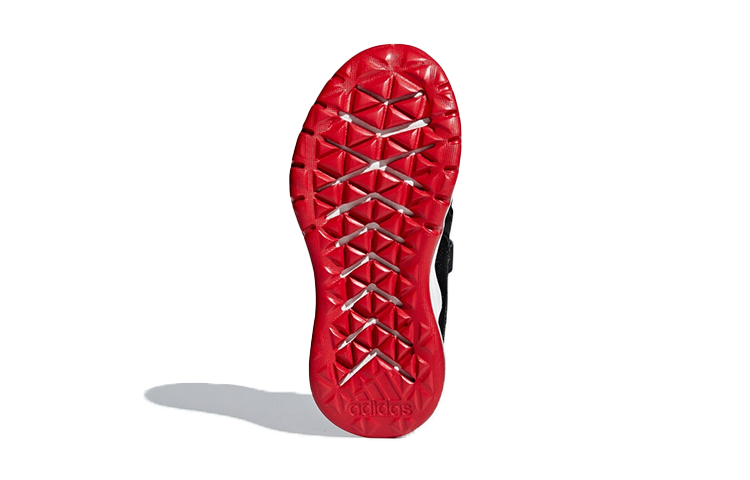 Детские кроссовки adidas Rapidaflex El K (черно-красные) — фото 6