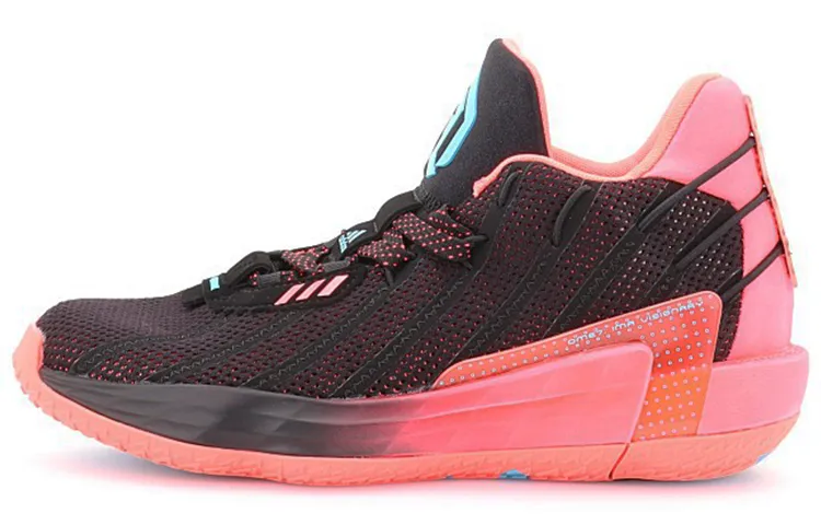 Adidas Breathable Low top Performance Basketball Shoes Red Blue Mismatched Teenagers