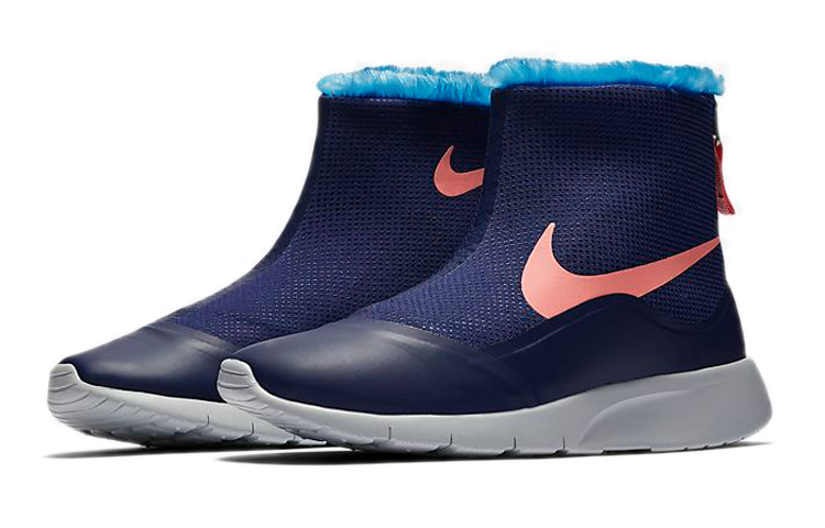 Кеды Nike NikeHI (сине-розовые) — фото 4
