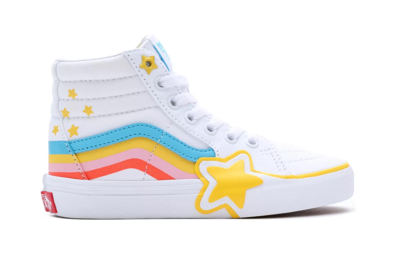 Детские кеды Vans SK8 (белый) — фото 4