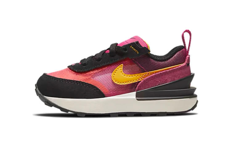 Кроссовки Nike Waffle One (черно-фиолетовые)