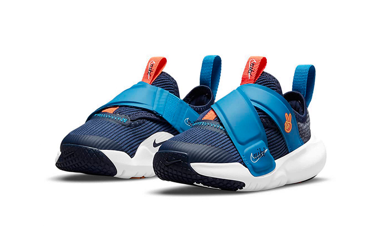 Детские кроссовки Nike Flex Advance (сине-оранжевый) — Синий / оранжевый — фото 5