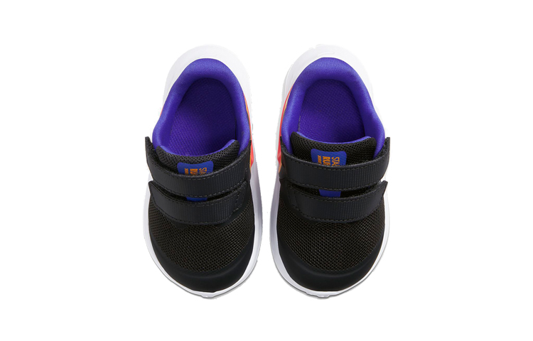 Детские кроссовки Nike Star Runner 2 Fire (серые) — 暗烟灰/波斯紫/欧皮特黄/激光红 — фото 5