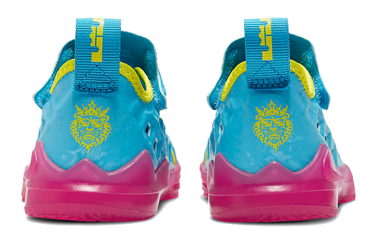 Детские кроссовки Nike Lebron 17 Dunked (сине-розовый) — Синийрозовый — фото 7