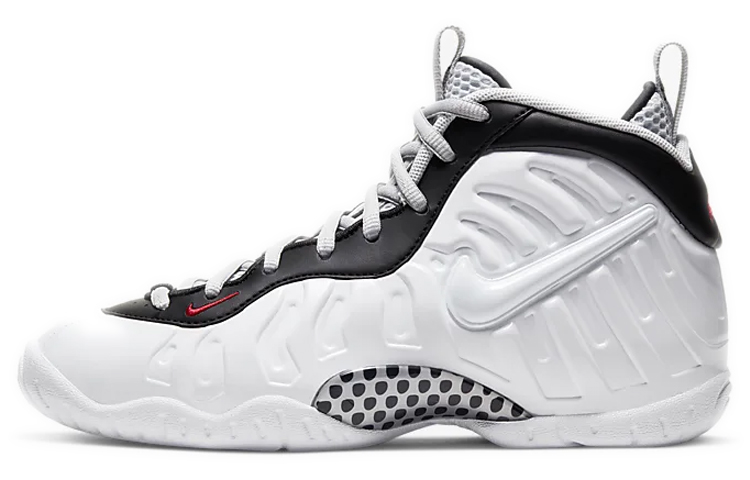 Nike Air Foamposite Pro White Black University Red GS