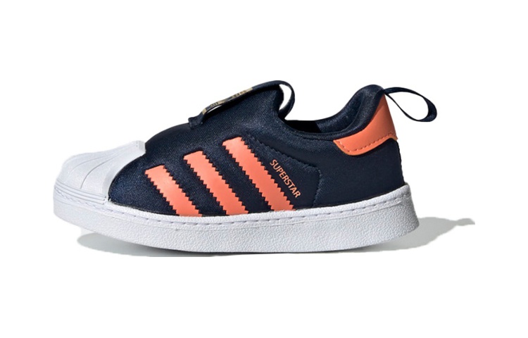 Adidas originals SUPERSTAR 360 360 I comfortable and versatile low-top sneakers blue and orange infants and toddlers