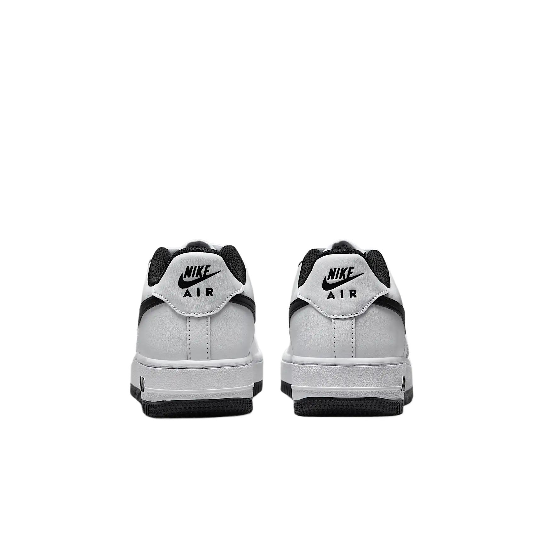 Детские кеды Nike Air Force 1 LV8 (бело-черные) — Белыйчёрный — фото 5