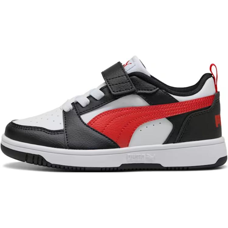 Кеды PUMA Rebound V6 Lo (бело-черно-красный)