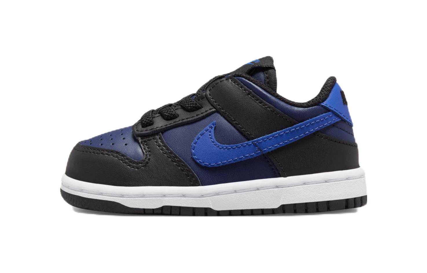 Детские кроссовки Nike Dunk (черно-синие)