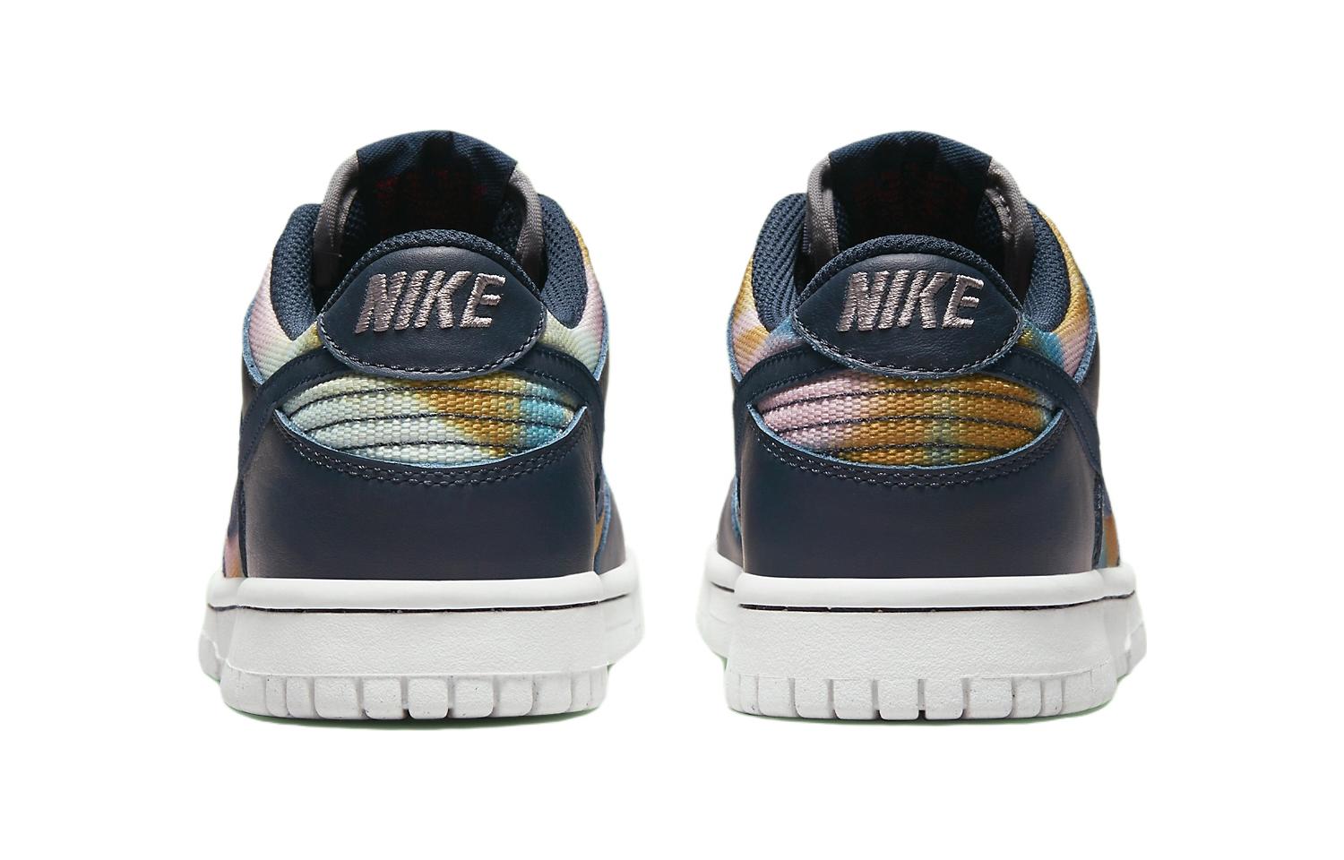 Детские кеды Nike Dunk (черно-синие) — фото 5