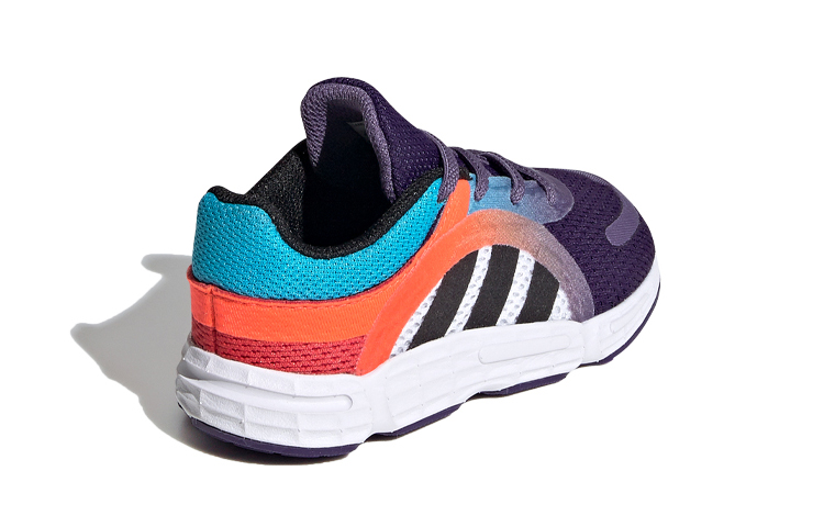 Детские кроссовки adidas originals Sonkei El I (разноцветные) — Синий / оранжевый / фиолетовый — фото 5