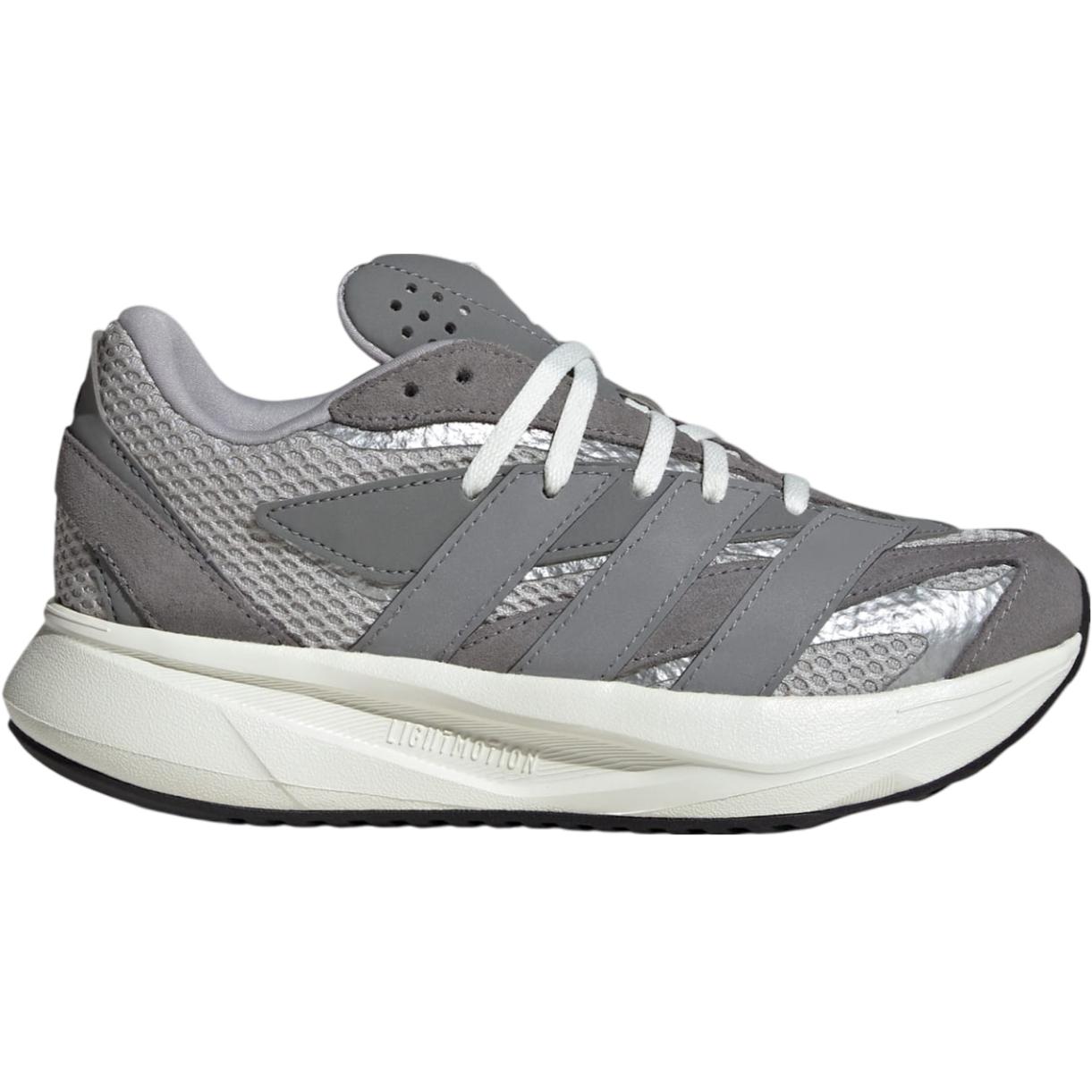 Детские кроссовки adidas LIGHTBLAZE (серые) — 灰色二/灰色三/金属银 — фото 3