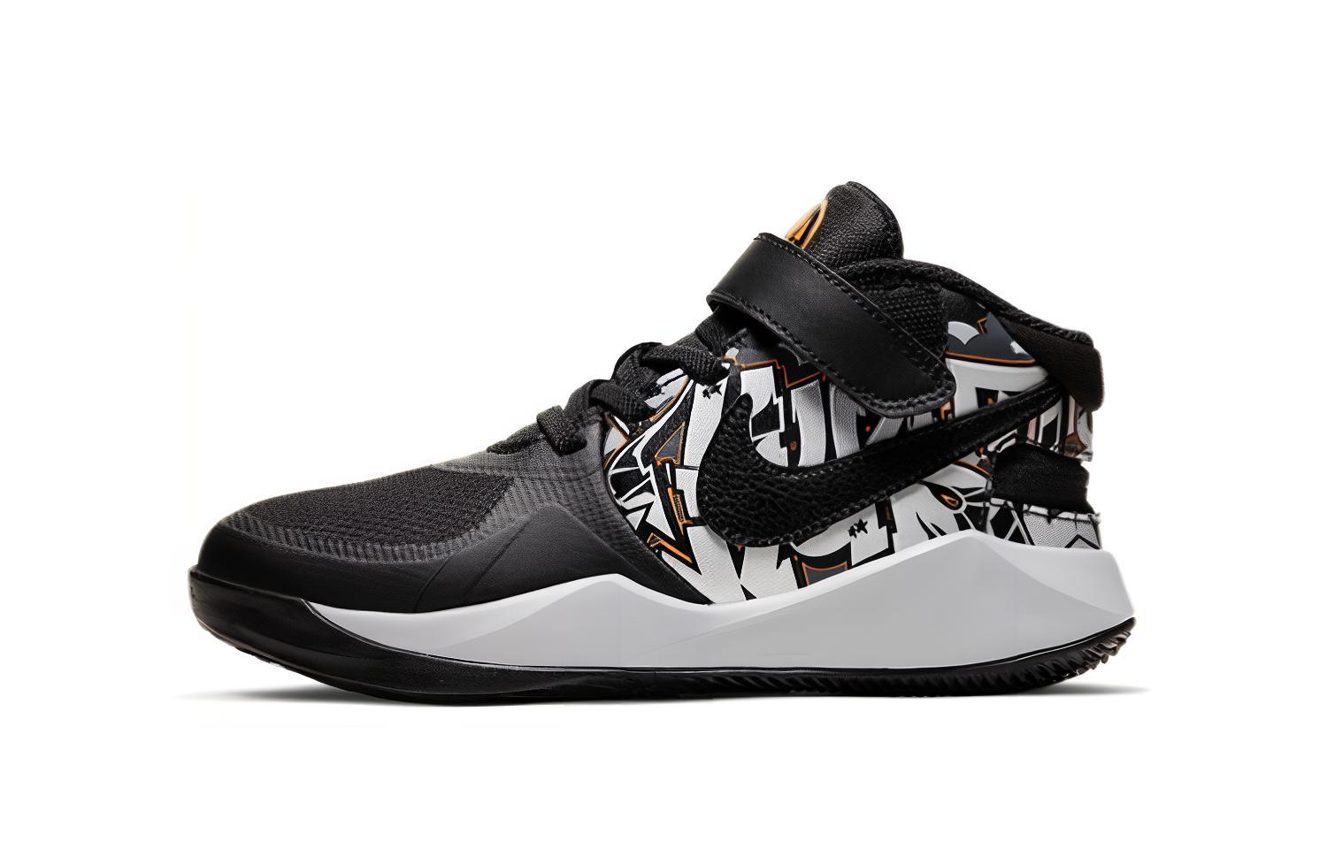 Баскетбольные кроссовки Nike Team Hustle D 9 FlyEase (черные)