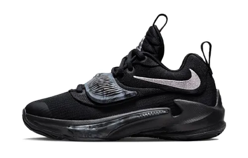 Nike Zoom Freak 3 Slip Resistant Cushioning Abrasion Resistant Rebound Low top Basketball Shoes Black Unisex