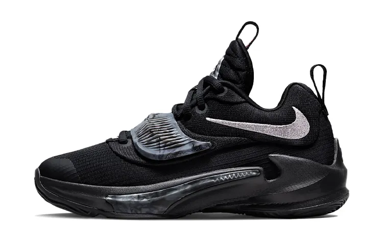 Nike Zoom Freak 3 Slip Resistant Cushioning Abrasion Resistant Rebound Low top Basketball Shoes Black Unisex