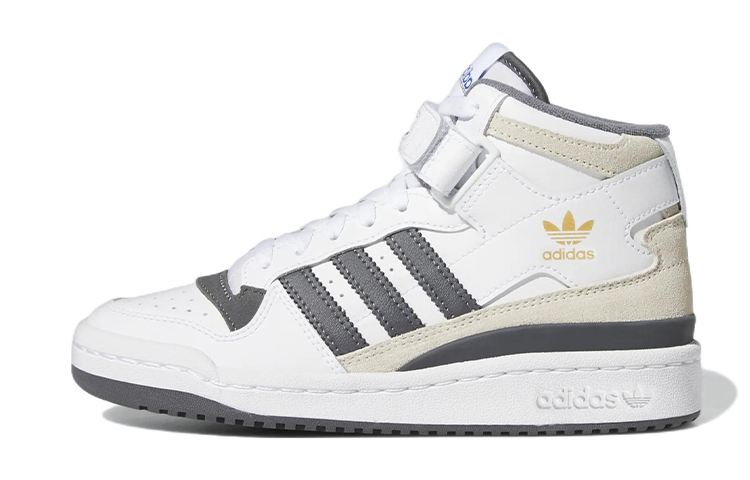Кеды adidas adidas originals FORUM Mid J (белый / серый)