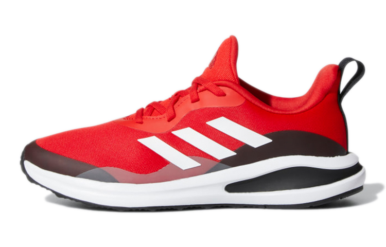 Кроссовки adidas FortaRun J Lace Running J (красно-черные)