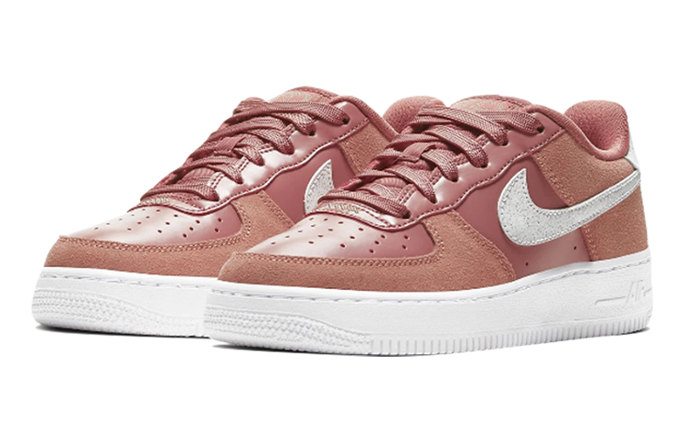 Кеды Nike NikeAir Force 1 LV8 GS (розовый) — фото 5