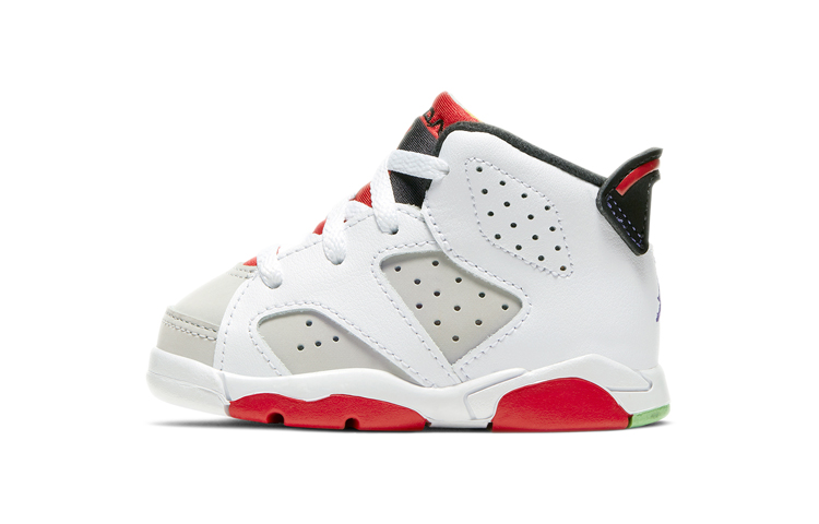 Детские кроссовки Jordan Air Jordan 6 (черно-красные)