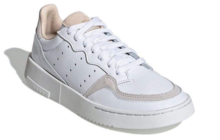 Кеды adidas originals Super Court (бело-коричневые) — Белый / коричневый — фото 4