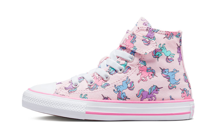 Детские кеды Converse All Star (розово-голубые)
