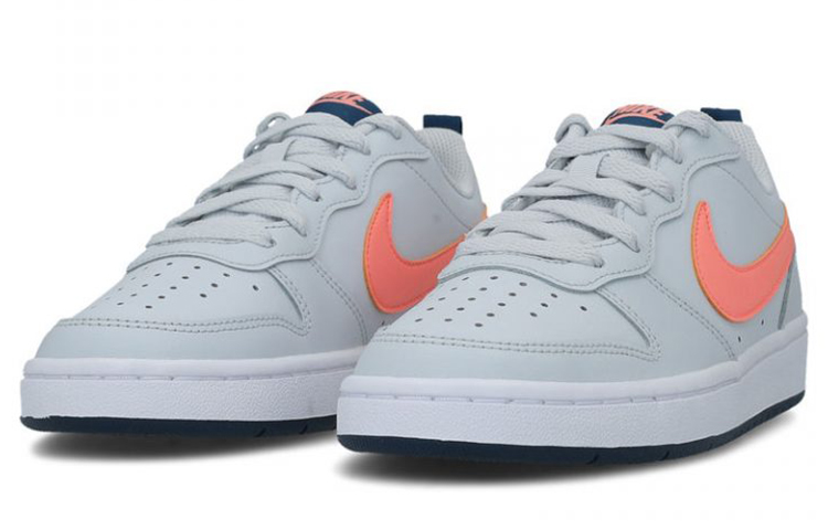 Кеды NikeCourt Borough Low 2 (серо-розовые) — фото 5