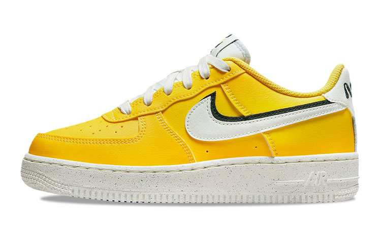 Кеды Nike Air Force 1 '82 GS (желто-белые)
