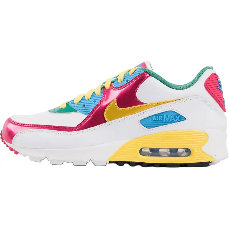 Nike Air Max 90 Low top Running Shoes Red White Unisex