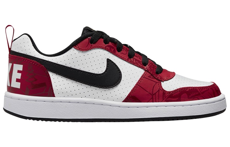 Кеды Nike NikeCourt Borough GS 2020 (бело-серые) — Красный / белый — фото 4