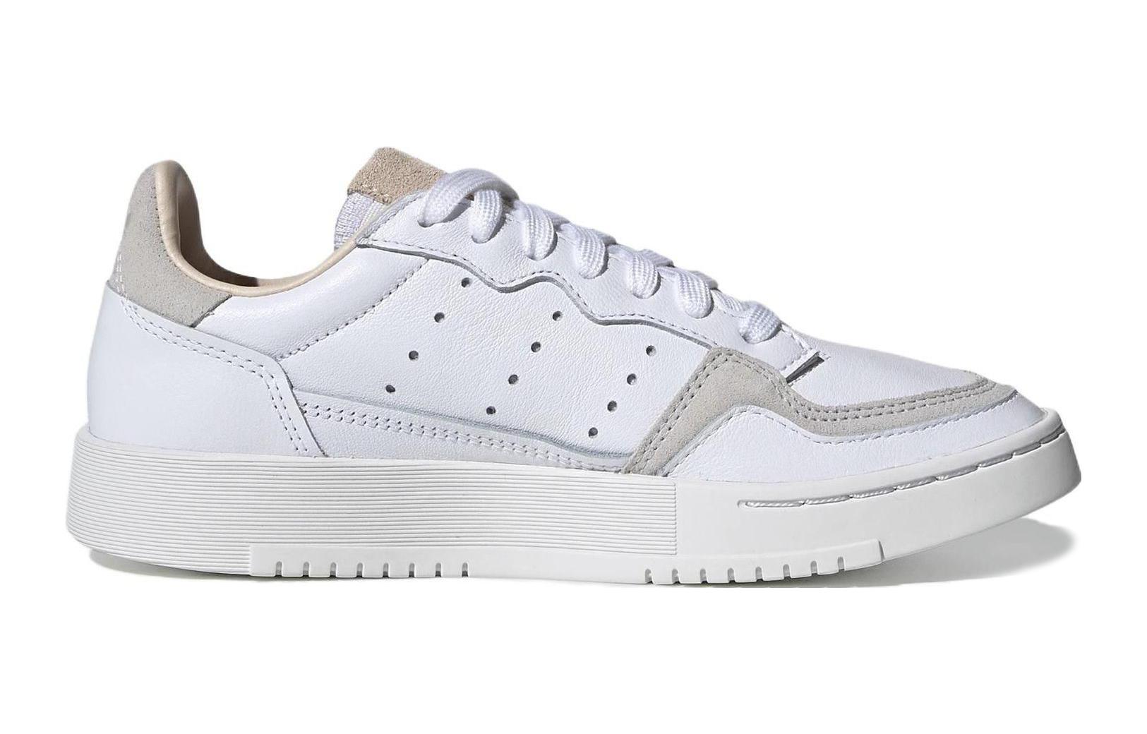 Кеды adidas originals Super Court (бело-коричневые) — Белый / коричневый — фото 3