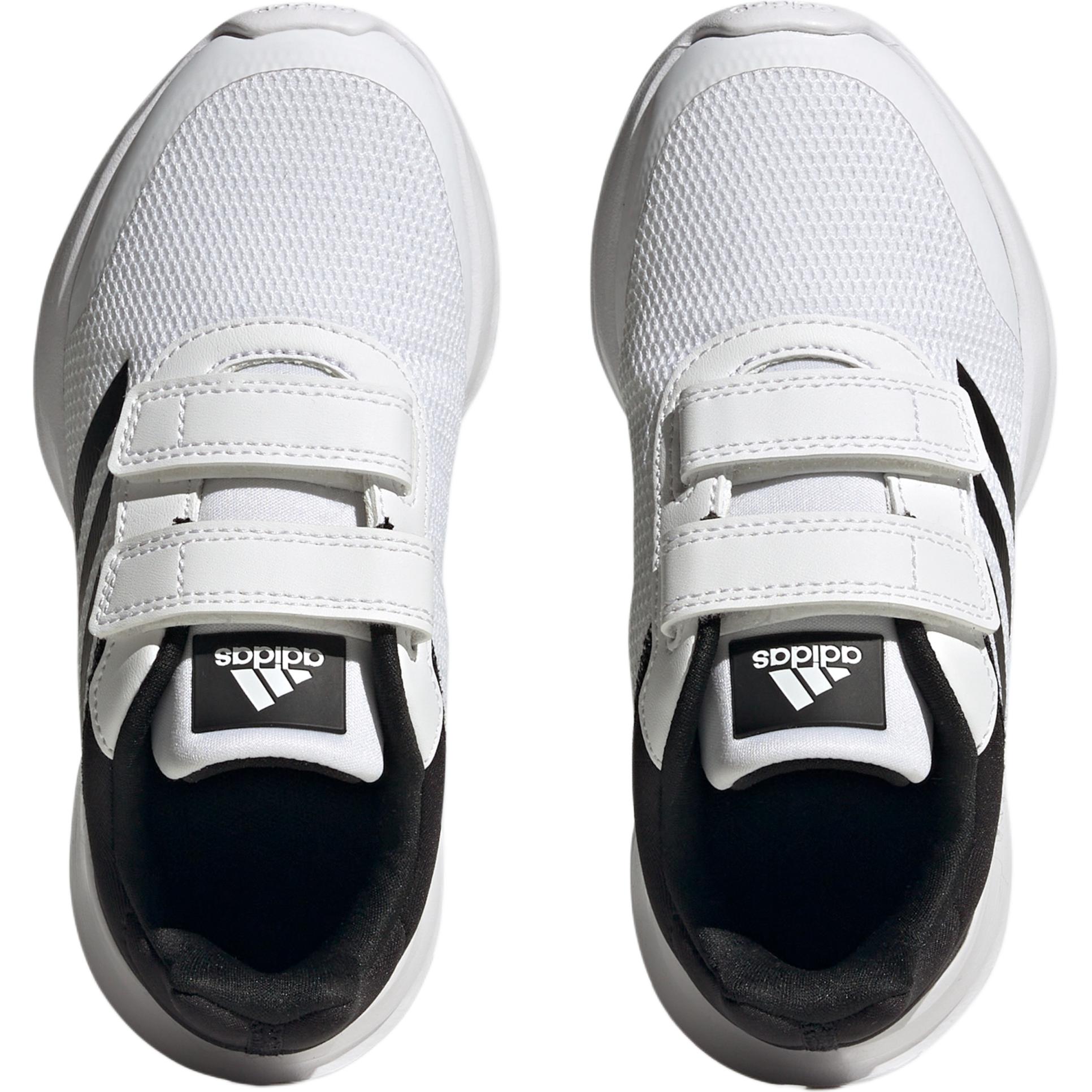Детские кроссовки adidas TENSAUR (бело-черные) — 云白色 / 核心黑色 — фото 7